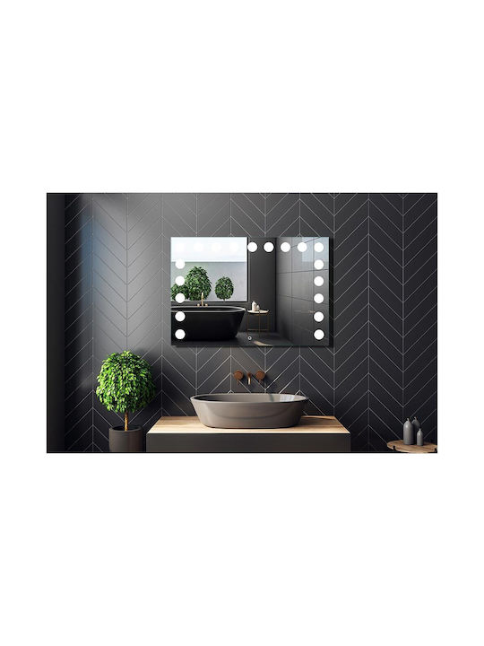 Bathroom Mirror Led Touch with Length 80cm