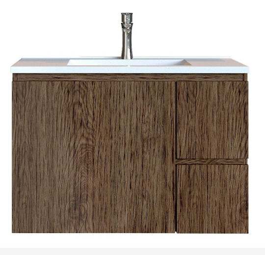 Sanitec Alba C Waschtisch mit Waschbecken Gray