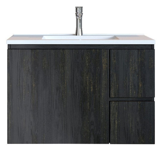 Sanitec Alba C Waschtisch mit Waschbecken Gray