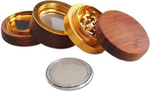 Black Leaf Grinder THC 4 Parts 60mm