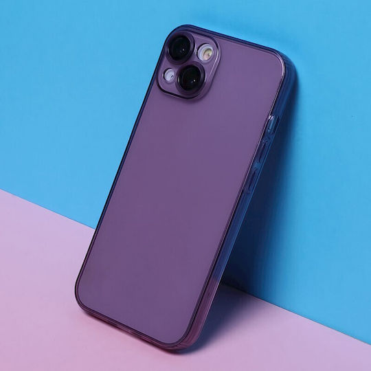 Techwave Color Back Cover Πλαστικό 1.5mm με Λουράκι Διάφανο (iPhone 14)