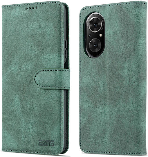 Azns Dream Ii Skin Feel Book Δερμάτινο / Δερματίνης / Σιλικόνης Πράσινο (Honor 50 SE)