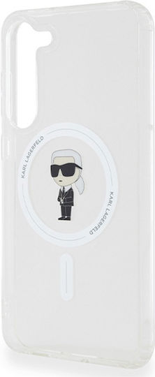 Karl Lagerfeld Ikonik Magsafe Back Cover Plastic / Silicon Transparent (Galaxy S23+) KLHMS23MHFCKNOT