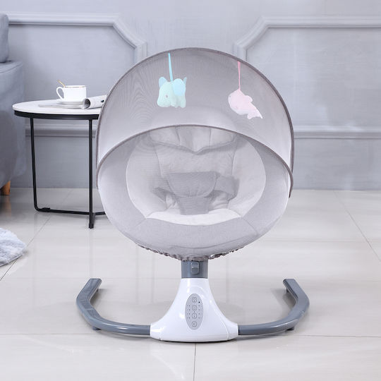 Elektrisch Baby Relax mit Musik Gray für Kind bis 18kg