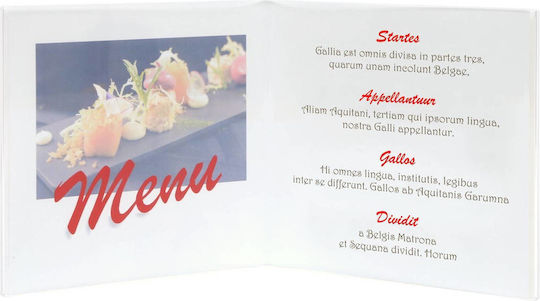 Deknudt Plastic Photo Frame with Transparent Frame S58RL2H2V 5.5x8