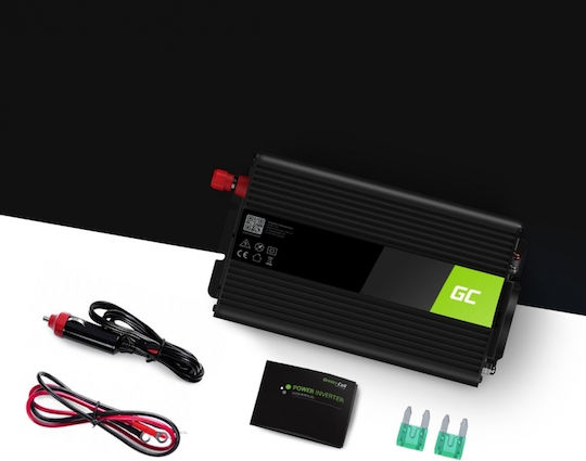 Green Cell Car Inverter 300W to Converter 12V DC in 230V AC with 1xUSB