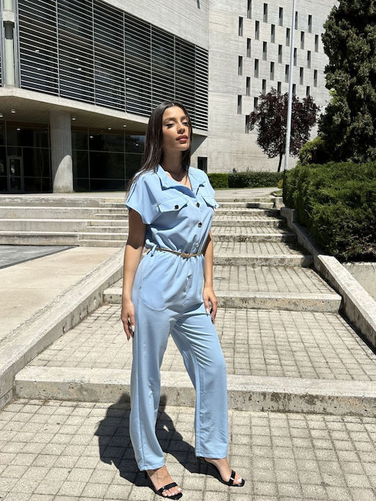 Women's One-piece Suit Sky Blue