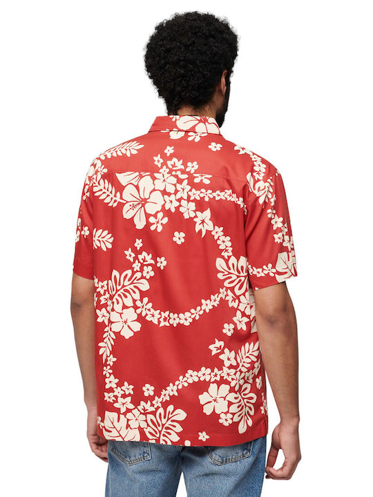 Superdry Ovin Hawaiian Ανδρικό Πουκάμισο Multi