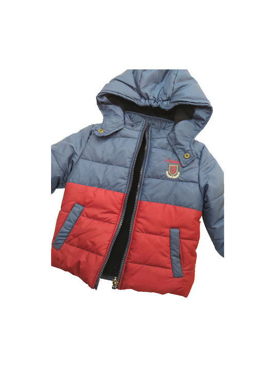 Baby Train Blue Red Jacket