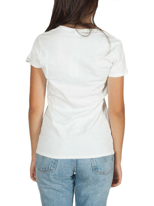 Daisy Street Γυναικείο T-shirt Floral λευκό