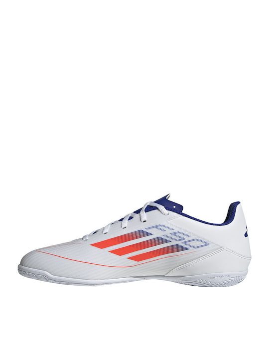 adidas F50 Club Football Shoes Hall Cloud White / Solar Red / Lucid Blue