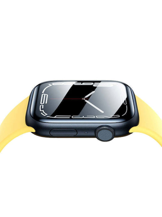 Baseus Curved Glass Protector Vollflächig gehärtetes Glas für das Apple Watch 41mm 1Stück SGWJ010601