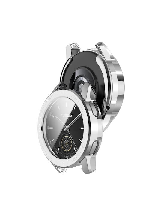 Watch Silicone Case in Silver color for Xiaomi Watch S3