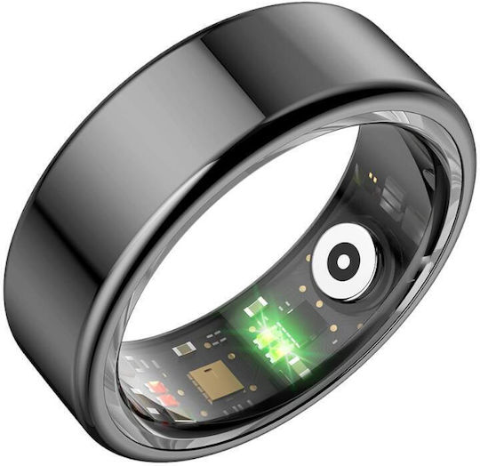 Colmi R02 Smart Ring 19.8mm με Παλμογράφο Μαύρο