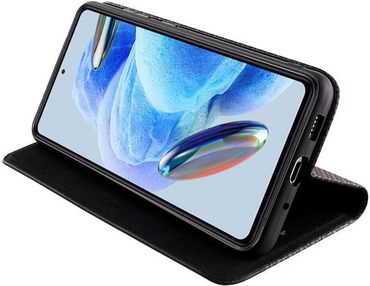 Idol 1991 Elite Anti-rfid Buchen Sie Synthetisches Leder / Silikon Schwarz (Redmi Note 12 Pro 4G)