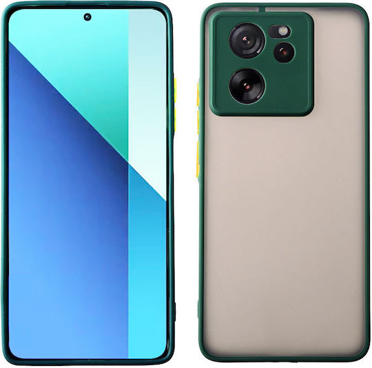 Lime Hardshell Fusion Full Camera Protection Back Cover Πλαστικό / Σιλικόνης Πράσινο (Xiaomi 13T Pro 5G)