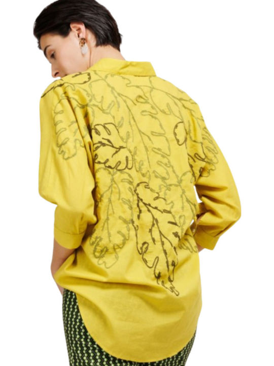 Women's Long Sleeve Shirt Mustard