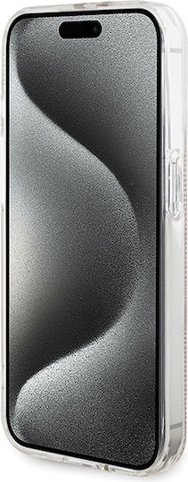 Guess Umschlag Rückseite Kunststoff Gold (iPhone 15 Pro)