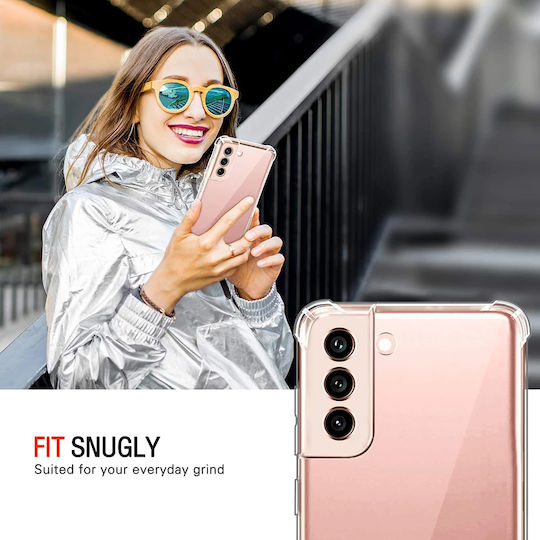 Techsuit Shockproof Clear Задна корица Силикон Прозрачен (Galaxy S21 FE 5G)