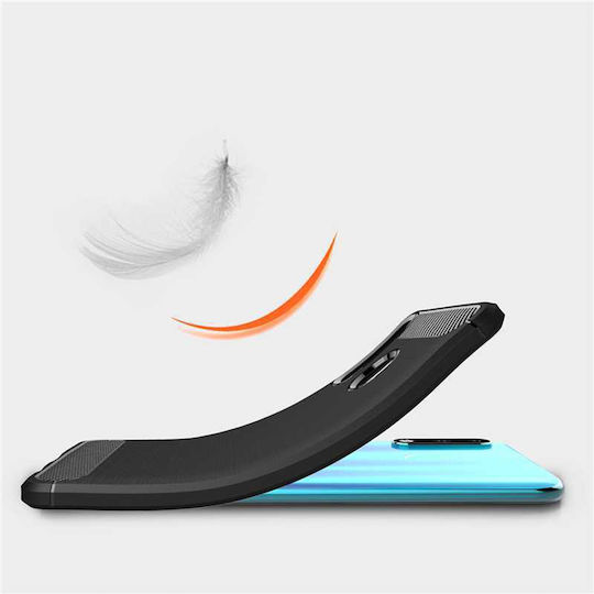 Sonique Carbon Brushed Back Cover Silicon / Plastic Negru (Poco F5 Pro)