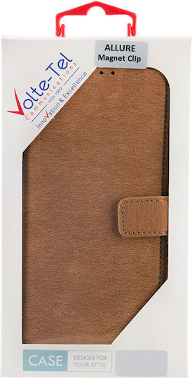 Volte-Tel Book Δερματίνης / Σιλικόνης Χρυσό (Xiaomi 13T / 13T Pro)