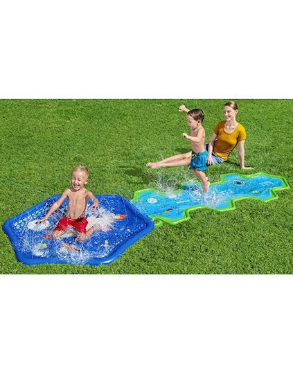 Bestway Aufblasbarer Boden Cosmic Adventure Splash Pad & Wassersprayer 52571
