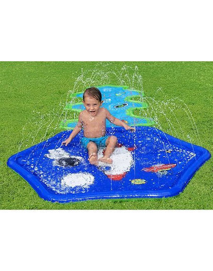 Bestway Aufblasbarer Boden Cosmic Adventure Splash Pad & Wassersprayer 52571