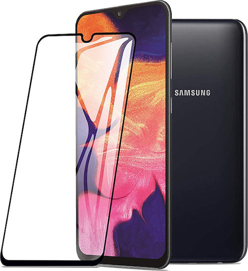 Partner Tele 5D 0.3mm Full Glue Full Face Tempered Glass Μαύρο (Samsung Galaxy A10s)
