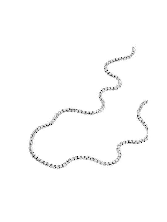 Fossil All Stacked Up Stainless Steel Chain Men`s Necklace JF04505040 Brand Necklaces & Hangers