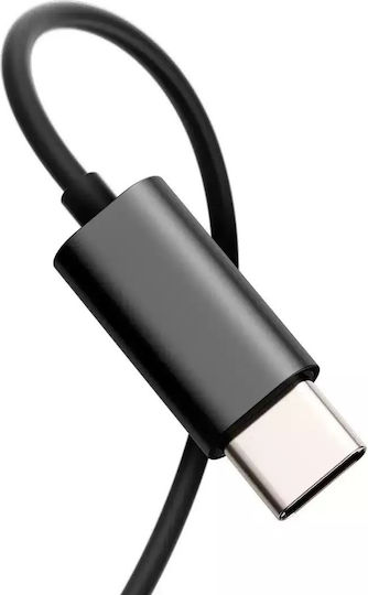 Joyroom JR-EC07 In-ear Handsfree Ακουστικά με Βύσμα USB-C Μαύρο