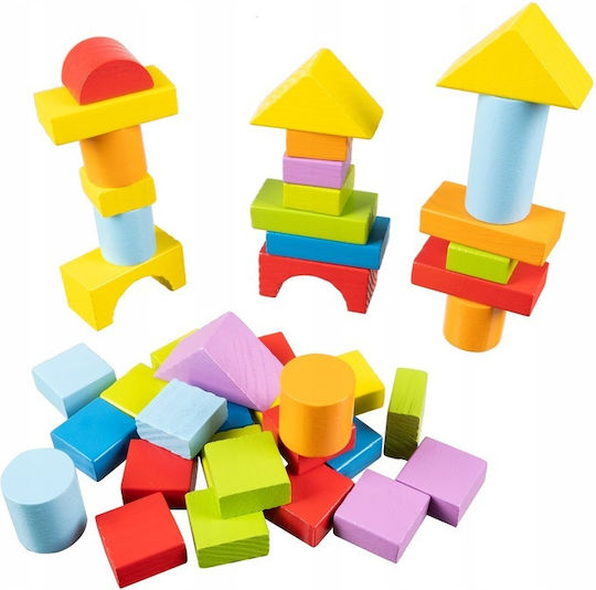 Holzbausteine Für Kinder Ab 3 Jahren 100 Stück