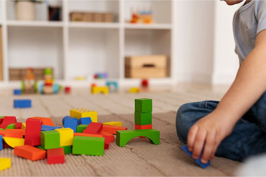 Holzbausteine Für Kinder Ab 3 Jahren 100 Stück