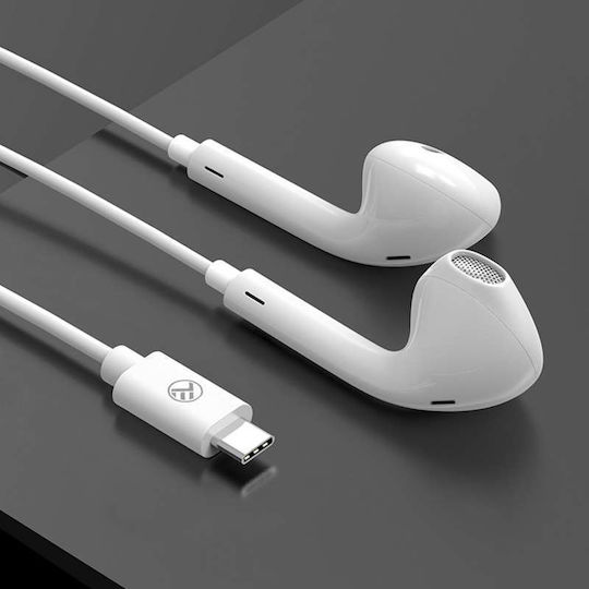 Tellur Urbs Earbuds Handsfree with USB-C Connector White