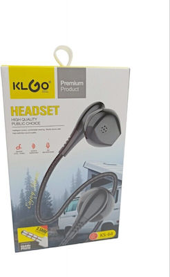 KLGO KS-64 Earbuds Handsfree with 3.5mm Connector Black