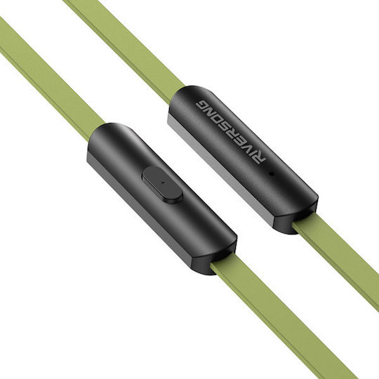 Riversong In-ear Handsfree με Βύσμα 3.5mm Πράσινο