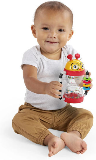 Baby Einstein Сензорна Cal’s Sensory Shake-up Activity Rattle с Музика и Звуци за 3+ Месеца
