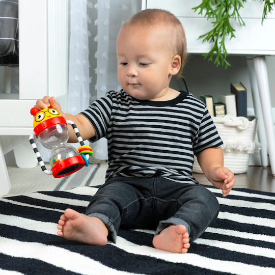 Baby Einstein Сензорна Cal’s Sensory Shake-up Activity Rattle с Музика и Звуци за 3+ Месеца