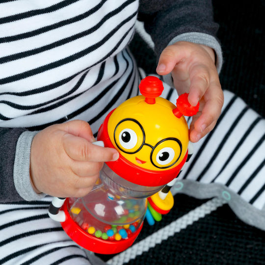 Baby Einstein Сензорна Cal’s Sensory Shake-up Activity Rattle с Музика и Звуци за 3+ Месеца