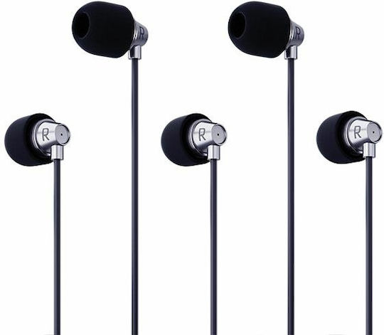 3MK HU-150526 In-ear Handsfree with 3.5mm Connector Black