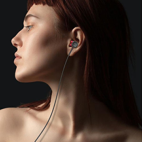 Usams HSEP4604 In-Ear Freihändig Kopfhörer mit Stecker USB-C Rot