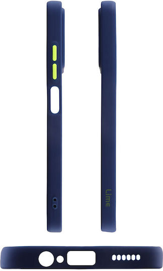 Lime Hardshell Fusion Full Camera Protection Umschlag Rückseite Kunststoff Blau (SAMSUNG A05S 4G A057)