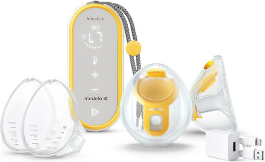 Medela Hands-free Ηλεκτρικό Διπλό Θήλαστρο Διάφανο 150ml