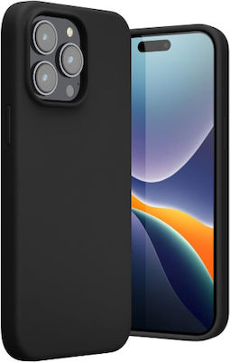 Επένδυση Silicone Back Cover Black (iPhone 15 Pro Max)