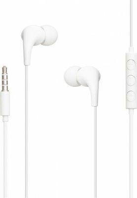 Remax RW-108 In-ear Handsfree with 3.5mm Connector White