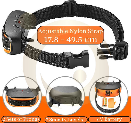Dog Training Shock Collar Anti Barking Orange