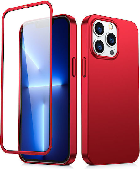 Joyroom 360 Full Cover Πλαστικό 0.76mm Κόκκινο (iPhone 13 Pro Max)