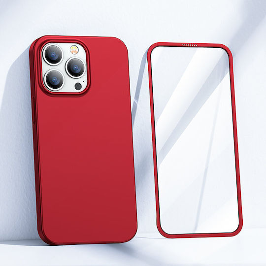 Joyroom 360 Full Cover Πλαστικό 0.76mm Κόκκινο (iPhone 13 Pro Max)