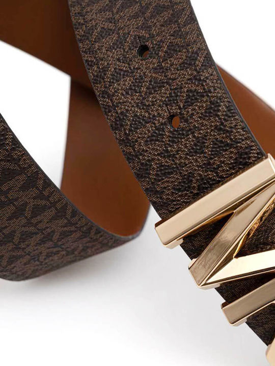 Michael Kors Δερμάτινη Γυναικεία Ζώνη Καφέ Michael Kors Δερμάτινη Γυναικεία Ζώνη Καφέ