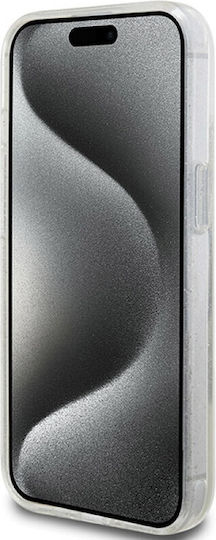 Guess Iml Back Cover Πλαστικό Διάφανο (iPhone 15)