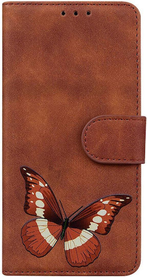 Butterfly Wallet Καφέ (Moto E13)